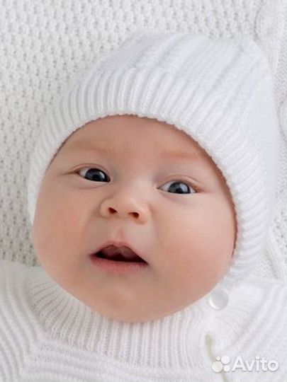 Шапка для новорожденного новая