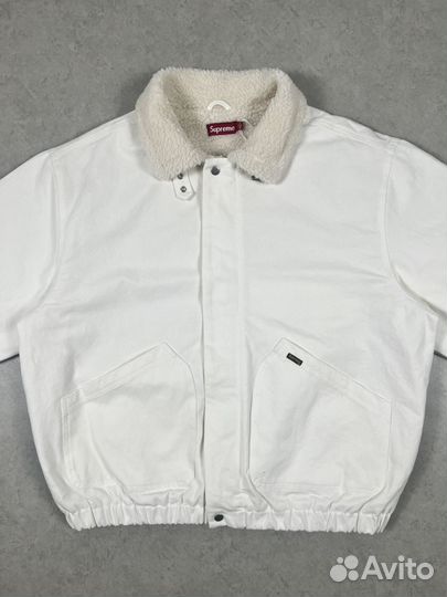 Джинсовые куртки Supreme шерпы в наличии 3 вида