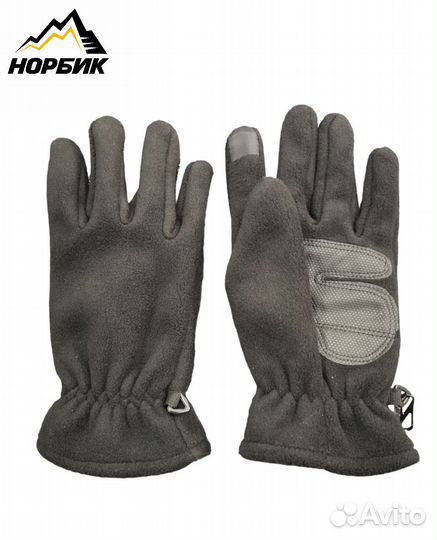 Перчатки флисовые, зимние Norbic, плотный флис, же