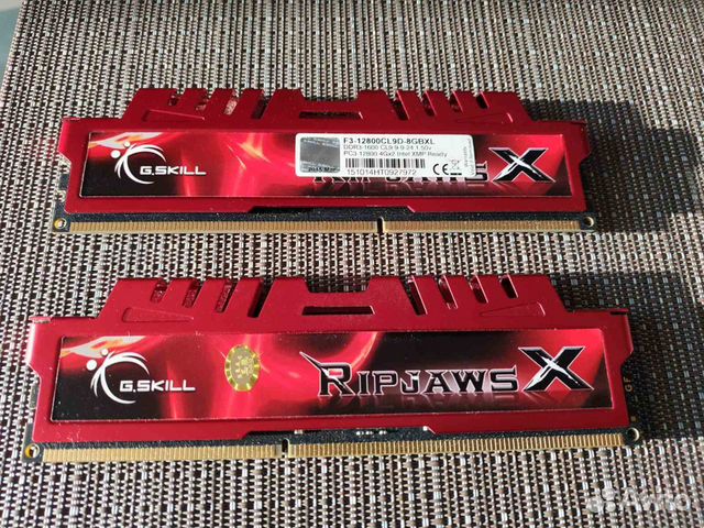DDR3 G.SKill RipJawsX 8GB