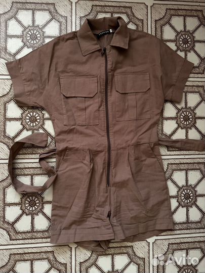 Комбинезон женский летний лен S