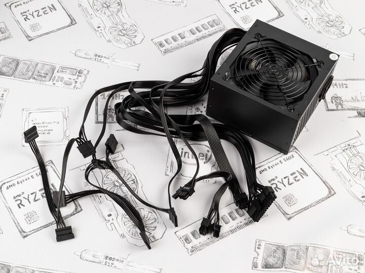 Блок питания 1stplayer black.SIR 5.0 500W