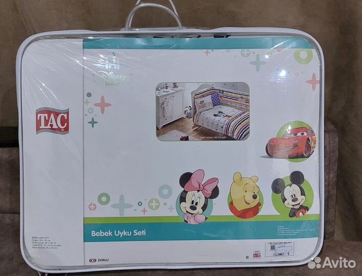 Бортики и постельное белье детскую кроватку Турция