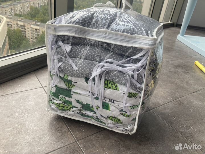 Бортики в кроватку Amarobaby 12 подушек