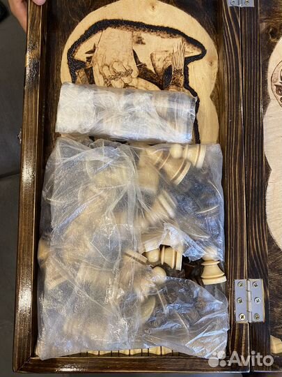 Шахматы нарды шашки 3 в 1