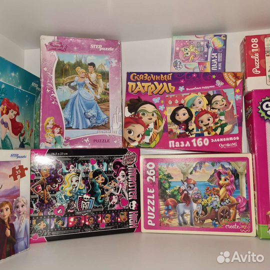 Пазлы для девочек