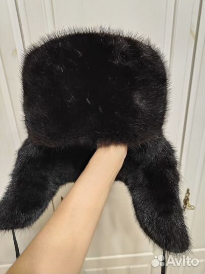 Норковая шапка мужская