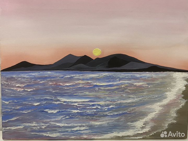 Картина маслом на холсте пейзаж