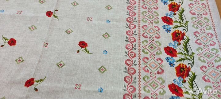 Скатерть льняная 