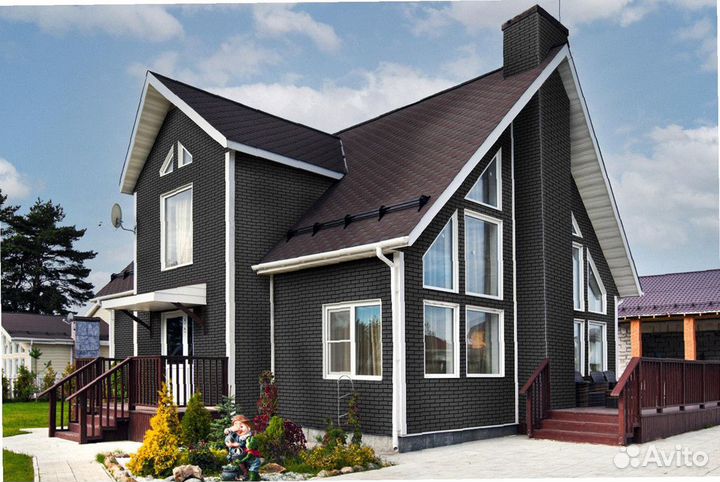 Фасадные термопанели под кирпич