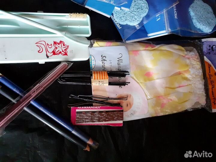 Губки для умывания лица,шпильки,косметические кара