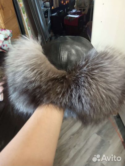 Шапка ушанка женская песцовая