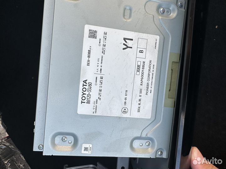 Штатная магнитола toyota camry 70