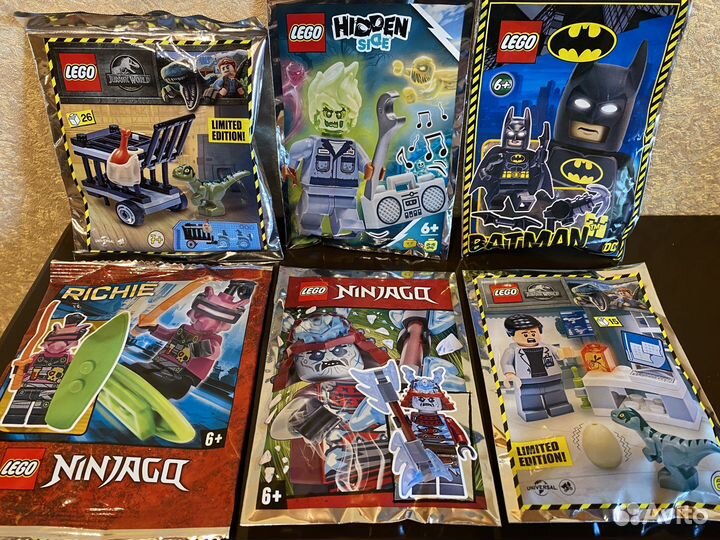 Полибеги Lego NinjaGo, Batman, Hidden Side итд