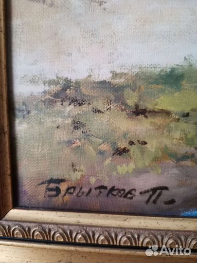 Картина маслом на холсте пейзаж