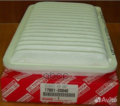 Фильтр воздушный toyota 17801-20040 toyota
