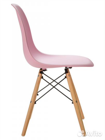 Стул в стиле eames DSW,розовый, 1 шт