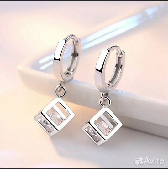 Серебряные серьги