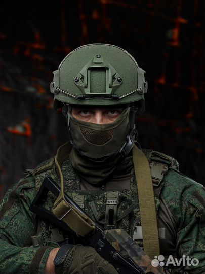 Баллистический шлем с ушами с Team Wendy