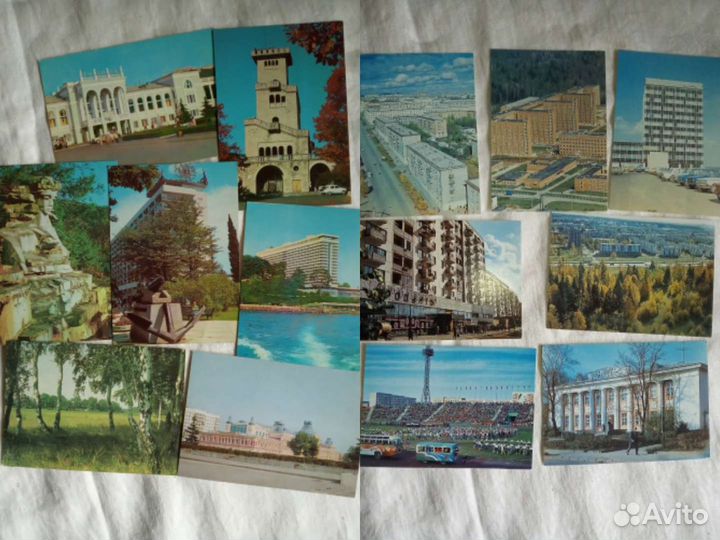 Открытки советские с городами