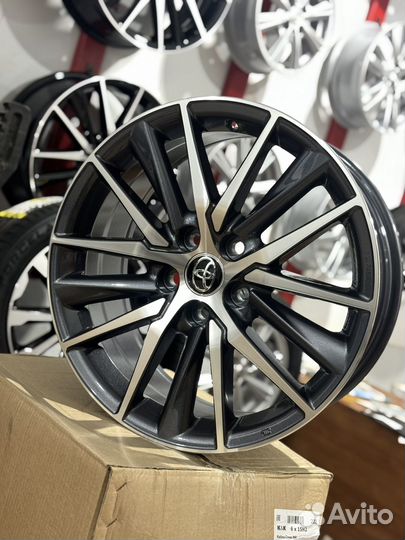 R 18 диски на тойота (toyota) «V75» серый