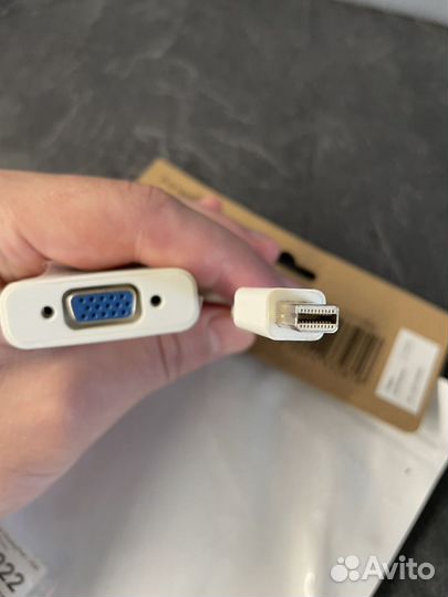 Переходник mini DisplayPort (M) - VGA (F)