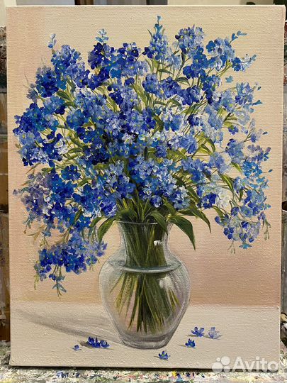 Картина. Незабудки