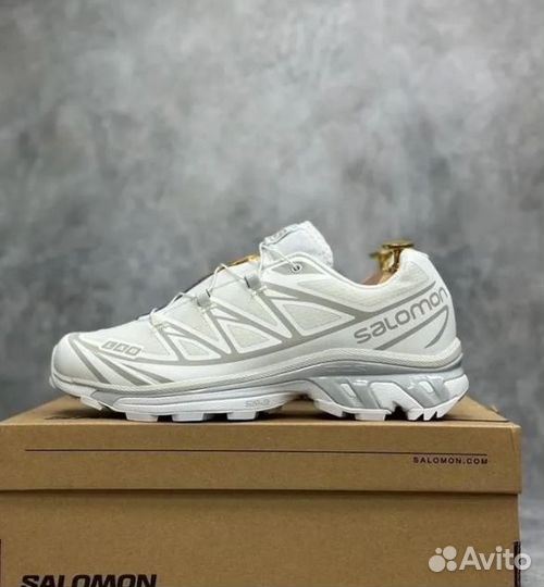 Salomon XT-6 White Lunar Rock