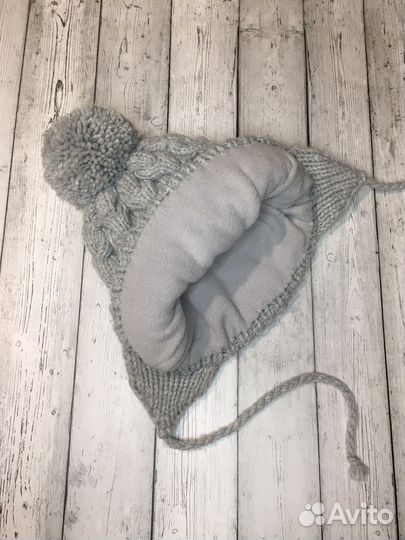 Детская шапка с помпоном, зимняя шапка