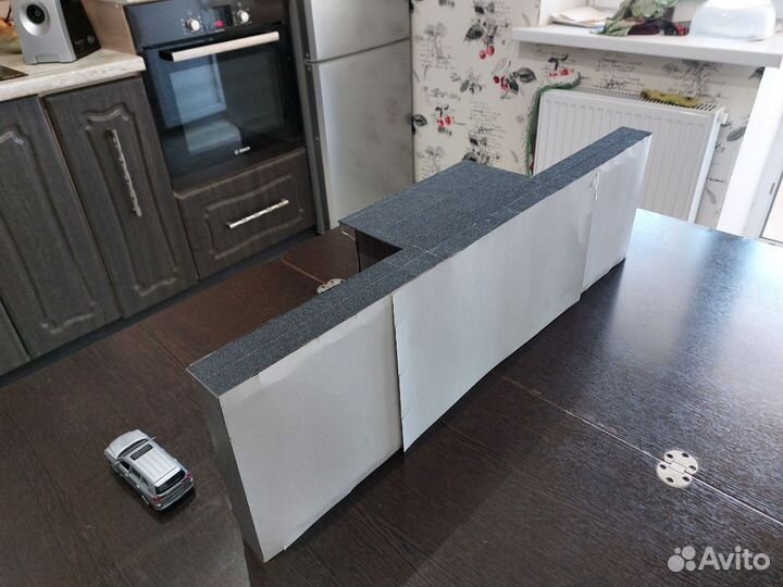 Модели 1:43, макет городской поликлиники 1:43