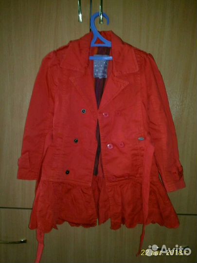 Плащик для девочки