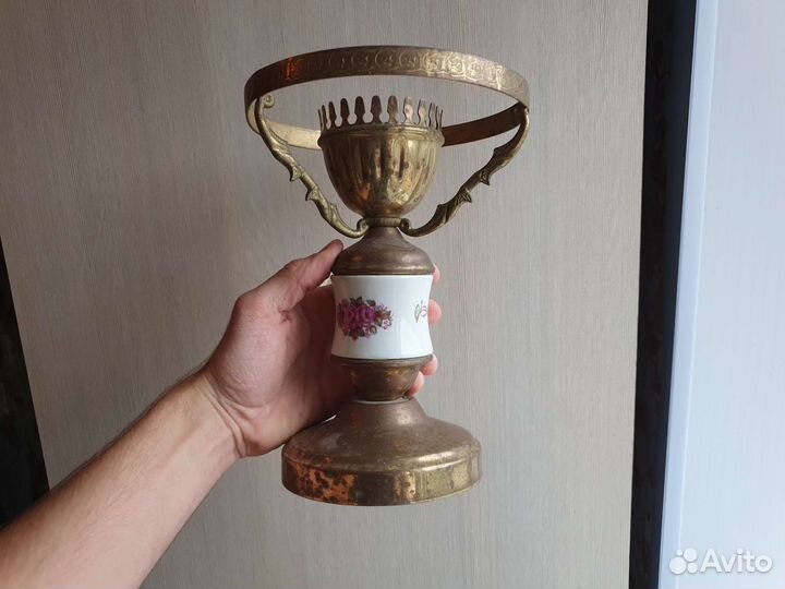 Настольный светильник бронза