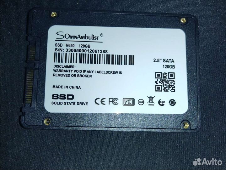 Ssd 120gb (Новый)