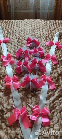 Свадебные украшения на машину