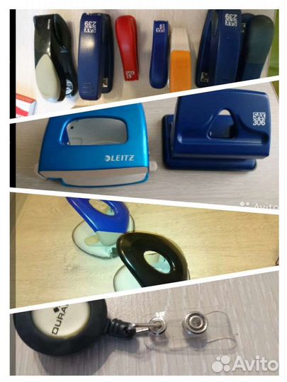 Дыроколы, степлеры разные