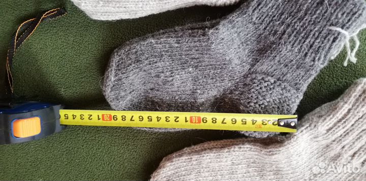 Шерстяные носки ручной работы