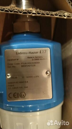 Вибрационный датчик уровня Endress+Hauser