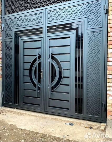 Ворота в Махачкале современные на заказ