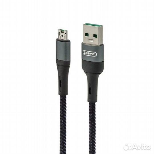 Кабель BYZ bс-031M USB- micro USB 6A Black