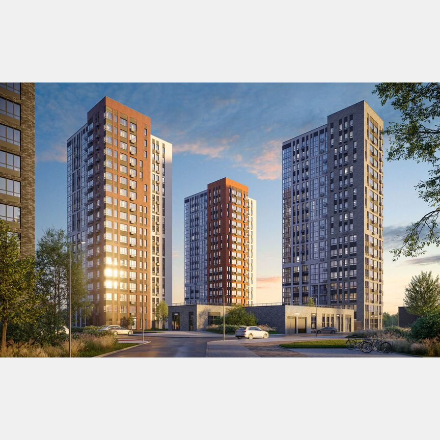 2-к. квартира, 52,1 м², 14/18 эт.