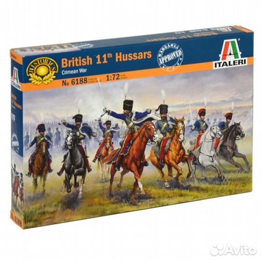 6188 Солдатики Crimean Wars: british 11th hussars