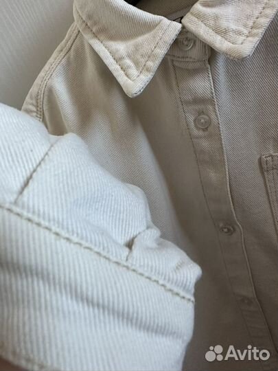 Джинсовая куртка-рубашка