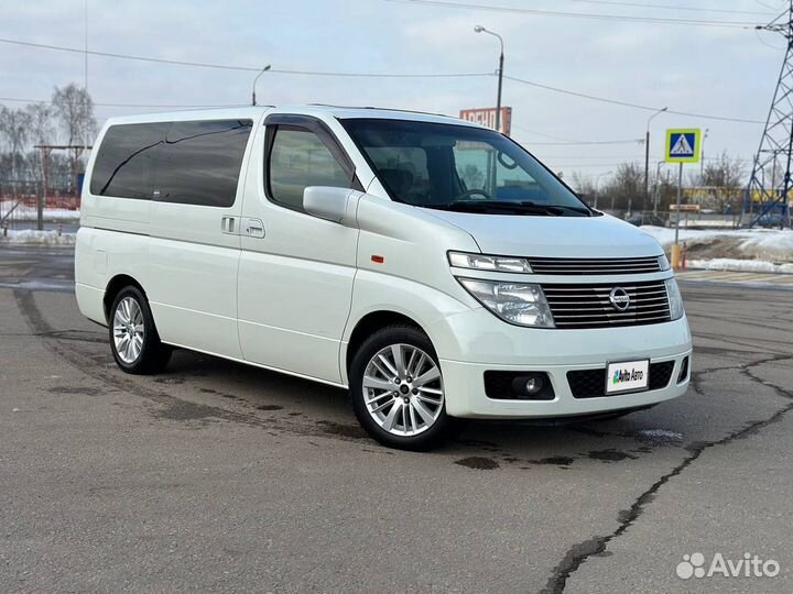 Nissan Elgrand 3.5 AT, 2004, 190 000 км