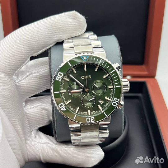 Мужские наручные часы Oris зеленые