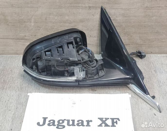Зеркало 14пин подсветка Rh Jaguar XF, рест., 2013г