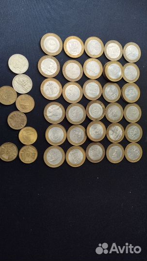 Биметаллические монеты 10 р