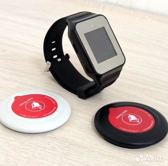 Кнопка вызова перосонала, официанта, часы пейджер