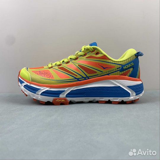 Кроссовки Hoka Mafate Speed 2 Yellow Red