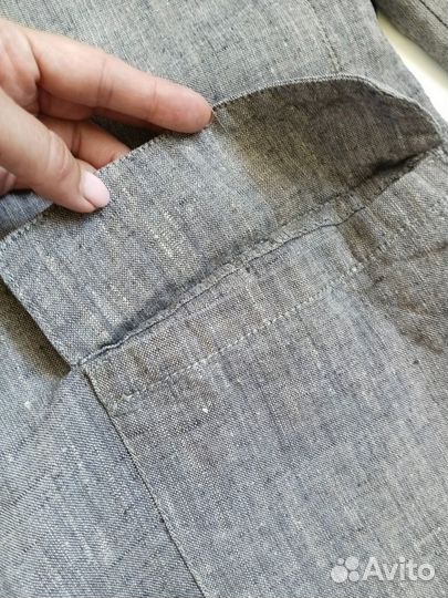 Льняной мужской пиджак BOS bison