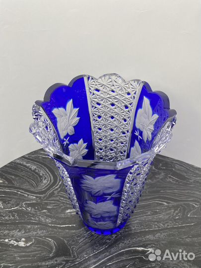 Немецкая хрустальная ваза